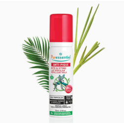 Anti-Pique - Lait Répulsif Zones Tropicales - Puressentiel - 75 ml (Péremption 03/2026)