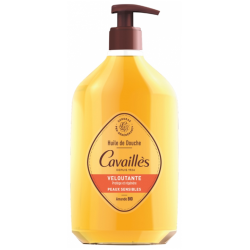 Huile de Douche Veloutante - Aux Huiles d'Argan & d'Amande Bio - Rogé Cavaillès - 750 ml