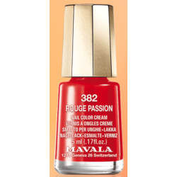 Vernis à Ongles - Rouge Passion - n°382 - Mavala - 5ml