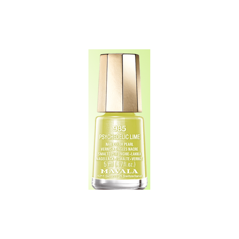 Vernis à Ongles - Psychedelic Lime - n°985 - Mavala - 5ml