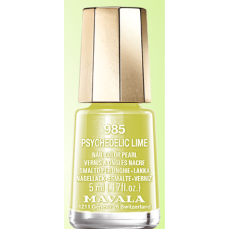 Nail Polish - Psychedelic Lime - n°985 - Mavala - 5ml