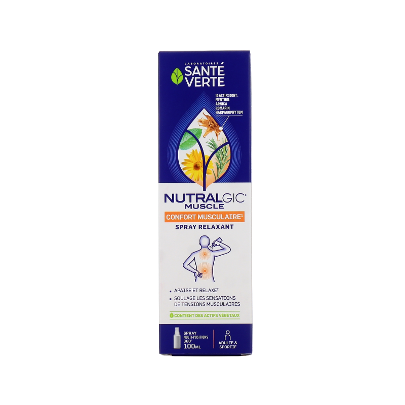 Relaxing Spray - Muscular Comfort - Nutralgic Muscle - 100 ml Sante verte