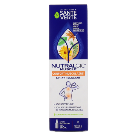 Relaxing Spray - Muscular Comfort - Nutralgic Muscle - 100 ml Sante verte