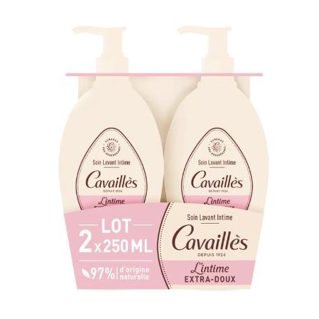 Soin Lavant Intime - extra doux - Roger Cavaillès  - 2 X 250ml