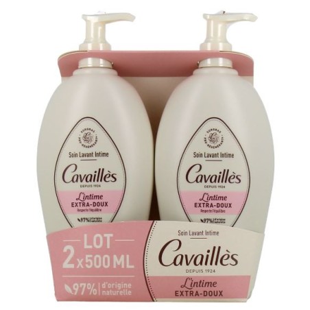 Soin Lavant Intime - extra doux - Rogé Cavaillès  - 2 X 500ml