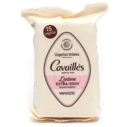 Lingettes Intimes - Extra Doux - Rogé Cavaillès - 15 Lingettes