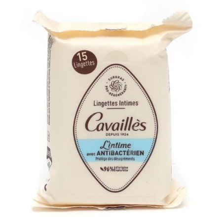 Intimate Wipes - Antibacterial - Rogé Cavaillès - 15 Wipes