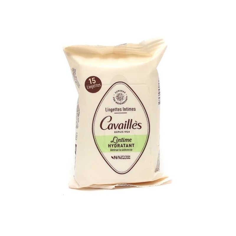 Lingettes Intimes - Hydratant - Rogé Cavaillès - 15 Lingettes