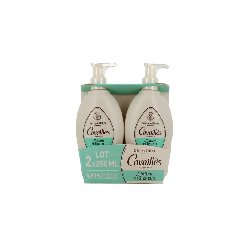 Soin Lavant Intime - Fraîcheur - Rogé Cavaillès - 2x250 ml