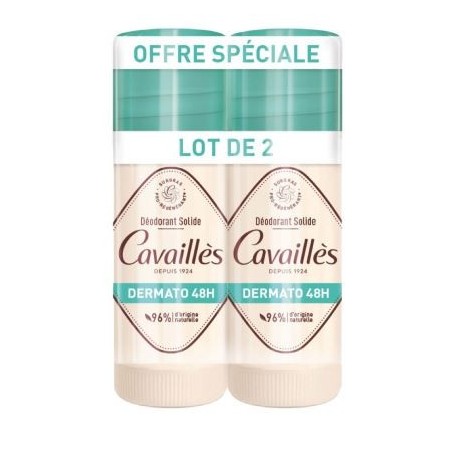 Déodorant Stick - Dermato 48H - Rogé Cavaillès - 2X40ml