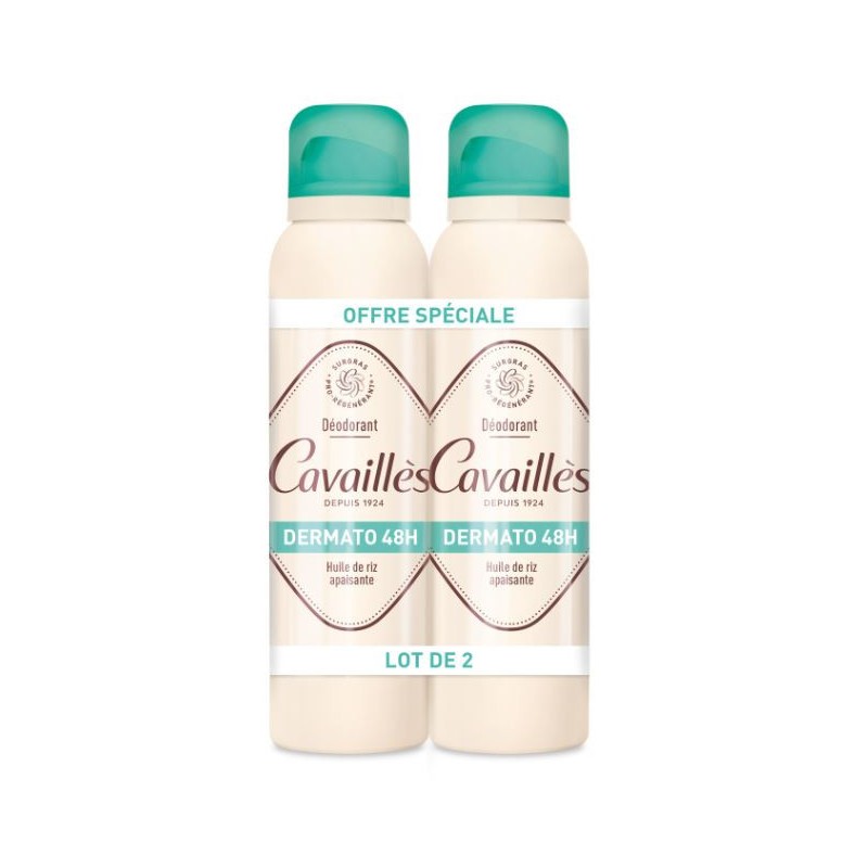 Spray deodorant - Dermato 48H - Rogé Cavaillès - 2X150ml