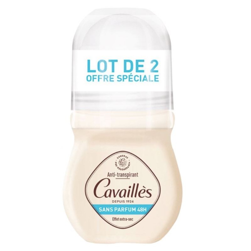 Roll on Deodorant - Fragrance Free 48H - Rogé Cavaillès - 2X50ml