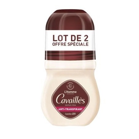 Roll on Deodorant - L'Homme Anti-Perspirant - Rogé Cavaillès - 2X50ml