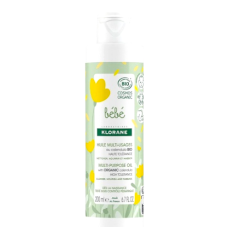 Multi-Purpose Oil with Organic Calendula - Klorane Baby - 200 ml