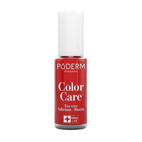 Vernis à ongle Soin - Rouge Puissant - n363 - Poderm - 8 ml
