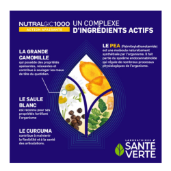  Nutralgic1000 Soothing Action - Santé Verte - 30 Tablets Sante verte