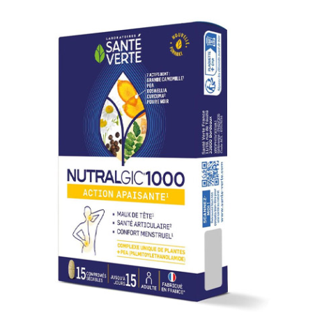 Nutralgic1000 Action Apaisante - Santé Verte - 10 Comprimés
