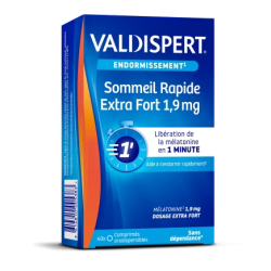 Valdispert Mélatonine 1,9mg - Sommeil Rapide - 40 Comprimés Orodispersibles