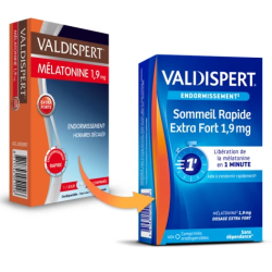 Valdispert Mélatonine 1,9mg - Sommeil Rapide - 40 Comprimés Orodispersibles - Valdispert