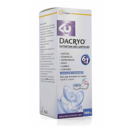  Dacryo - Lens Care - 6 In 1 - 360ml Cooper