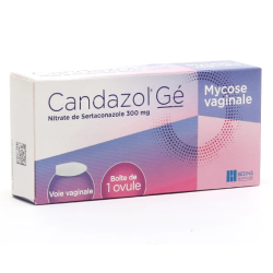  Candazol Gé Ovule, Box of 1 Vaginal Ovule for Vaginal Mycoses Safetac