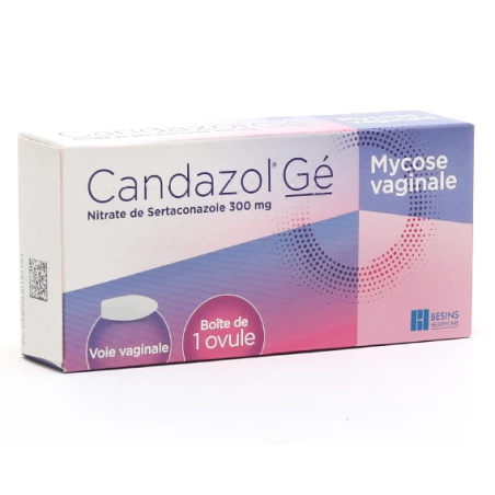  Candazol Gé Ovule, Box of 1 Vaginal Ovule for Vaginal Mycoses Safetac