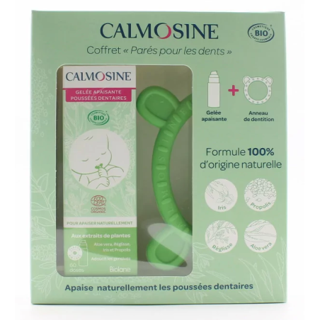 Calmosine - Gelée Apaisante Poussées Dentaires - Flacon De 60 doses + Anneau De Dentition