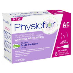 Vaginal Gel - Bacterial Vaginosis - Physioflor AC - 8 Unidoses