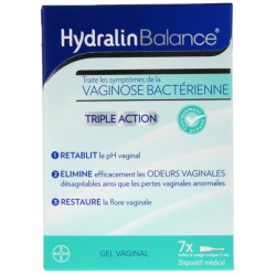 Gel Vaginal - Vaginose Bactérienne - Hydralin Balance - 7 Unidoses