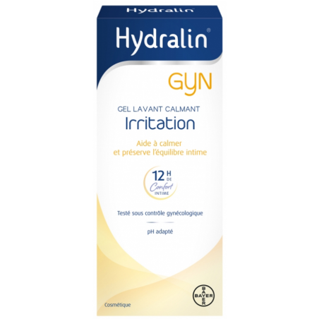 Soin Lavant Intime Calmant - Soulage des Irritattions - Hydralin Gyn -  400ml