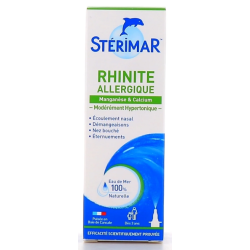 Spray Nasal - Rhinite Allergique - Eau de Mer - Stérimar - 20ml