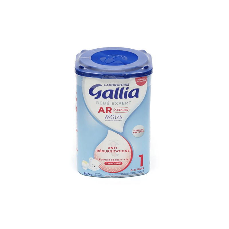 Lait Anti-Régurgitations - Caroube - 0 à 6 Mois - Gallia - 800g - Gallia