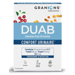 Duab Libération Flash 30 minutes - Confort Urinaire - 60 Gélules