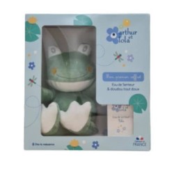 Coffret Eau de Senteur Bébé + doudou grenouille - Arthur et Lola - 50ml