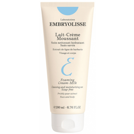 Lait Crème Moussant - Nettoyant Et Hydratant - Embryolisse - 200ml - Embryolisse