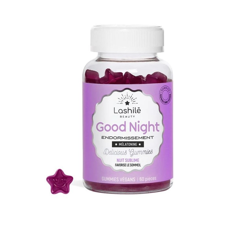 Good Night - Gummies Vitaminés sans sucres- Lashilé - 60 Gummies