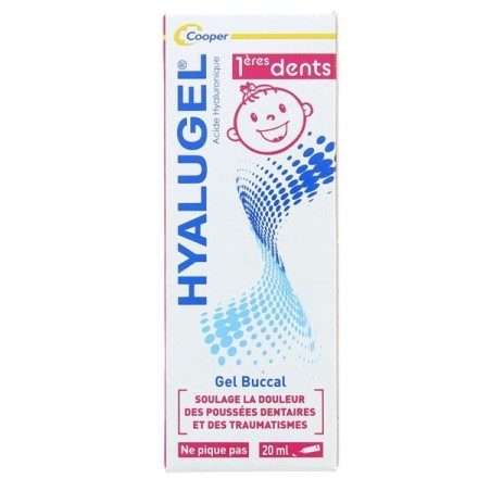  Mouth Gel Hyalugel 1st Teeth, 20 ml Expanscience Hyalugel
