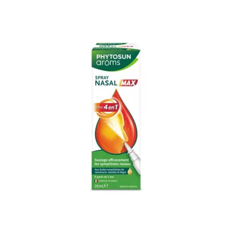 Nasal Spray Max - 4 in 1 effect - Phytosun Arôms - 20 ml