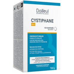 Cystiphane Fort Réactionnelle - Cheveux & Ongles - Force et Vitalité - Bailleul - 120 comprimés