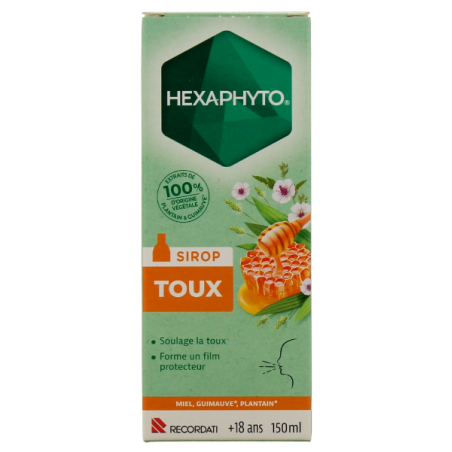 Cough Syrup - Dry & Oily Coughs - Hexaphyto - 150 ml