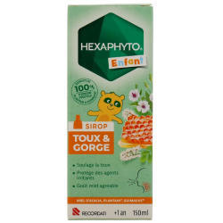 Cough & Throat Syrup - Dry & Oily Cough - Hexaphyto Child - 150 ml