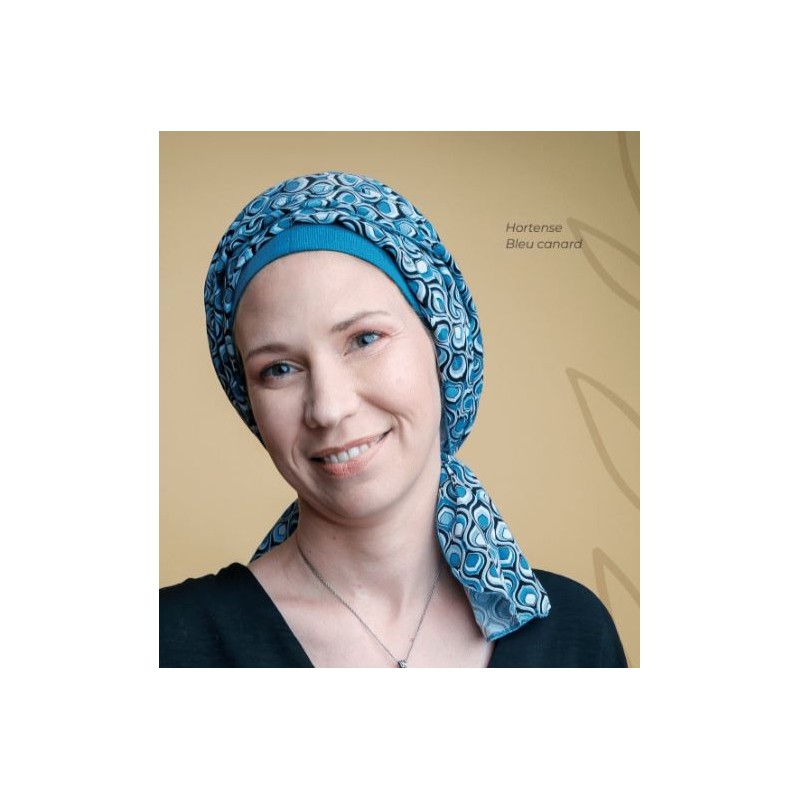 Hortense Turban Hat Duck blue