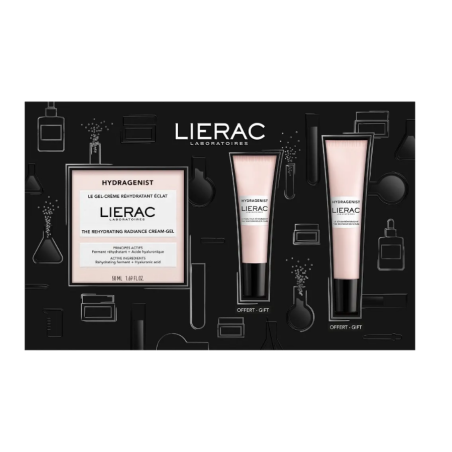 Coffret Gel-crème Réhydratant Eclat - Hydragénist - Lierac- 50 ml
