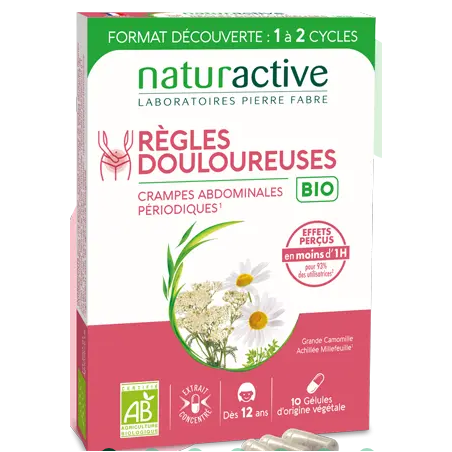 Règles Douloureuses - Extraits Concentrés - Naturactive - 10 Gélules