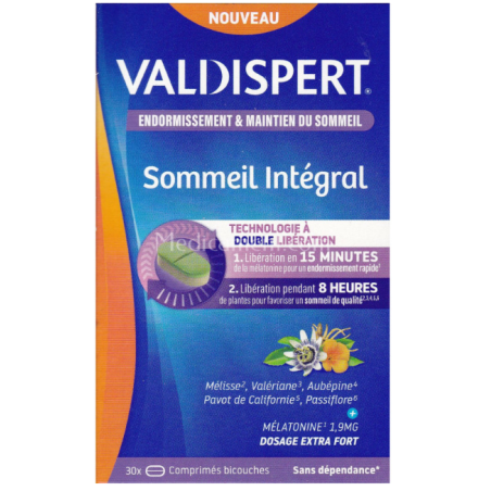 Valdispert - Falling asleep & Maintaining sleep - Complete sleep - 30 tablets