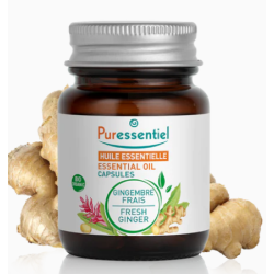 Essential Oil Capsules - Fresh Ginger - Puressentiel - 15.42g
