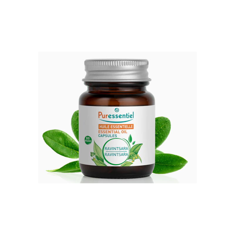 Capsules Huiles Essentielles - Ravintsara - Puressentiel - 15.42g