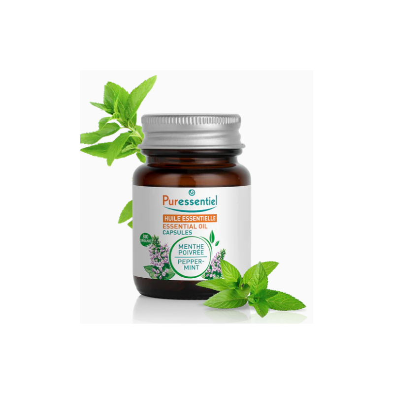 Capsules Huile Essentielle - Menthe Poivrée - Puressentiel - 15.42g