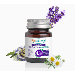 Triple Action Sleep - Falling asleep, Relaxation, Restorative sleep - Puressentiel - 15 tablets