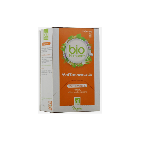 Organic Infusion - Bloating - Nutrisanté - 20 sachets